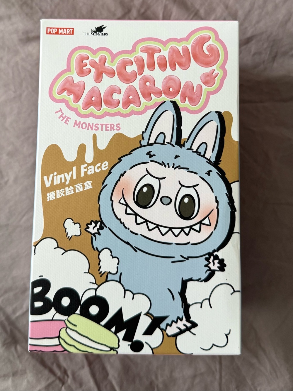 POP MART Exciting Macaron The Monsters Vinyl Face Box - NEW